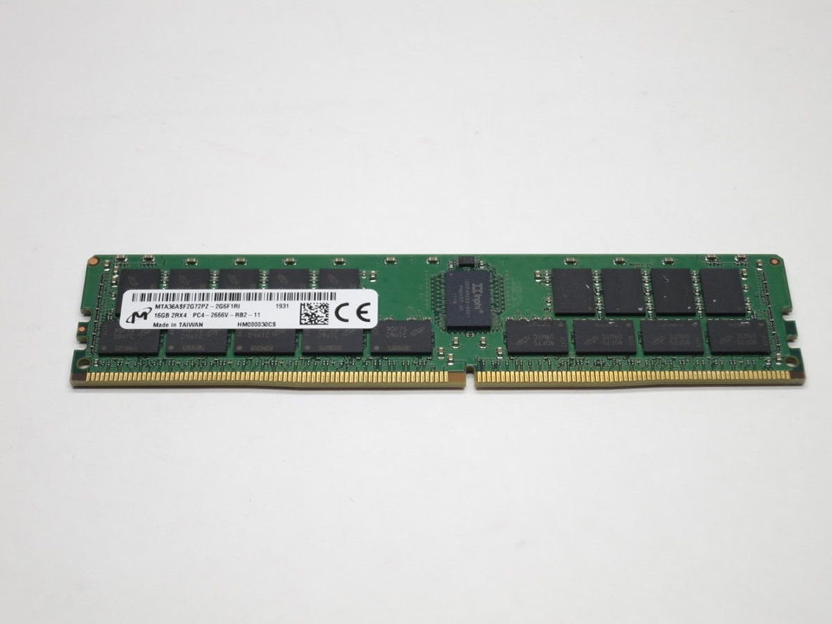 Pamięć RAM DDR4 16GB 2666V ECC REG MICRON MTA36ASF2G72PZ F3934-L612