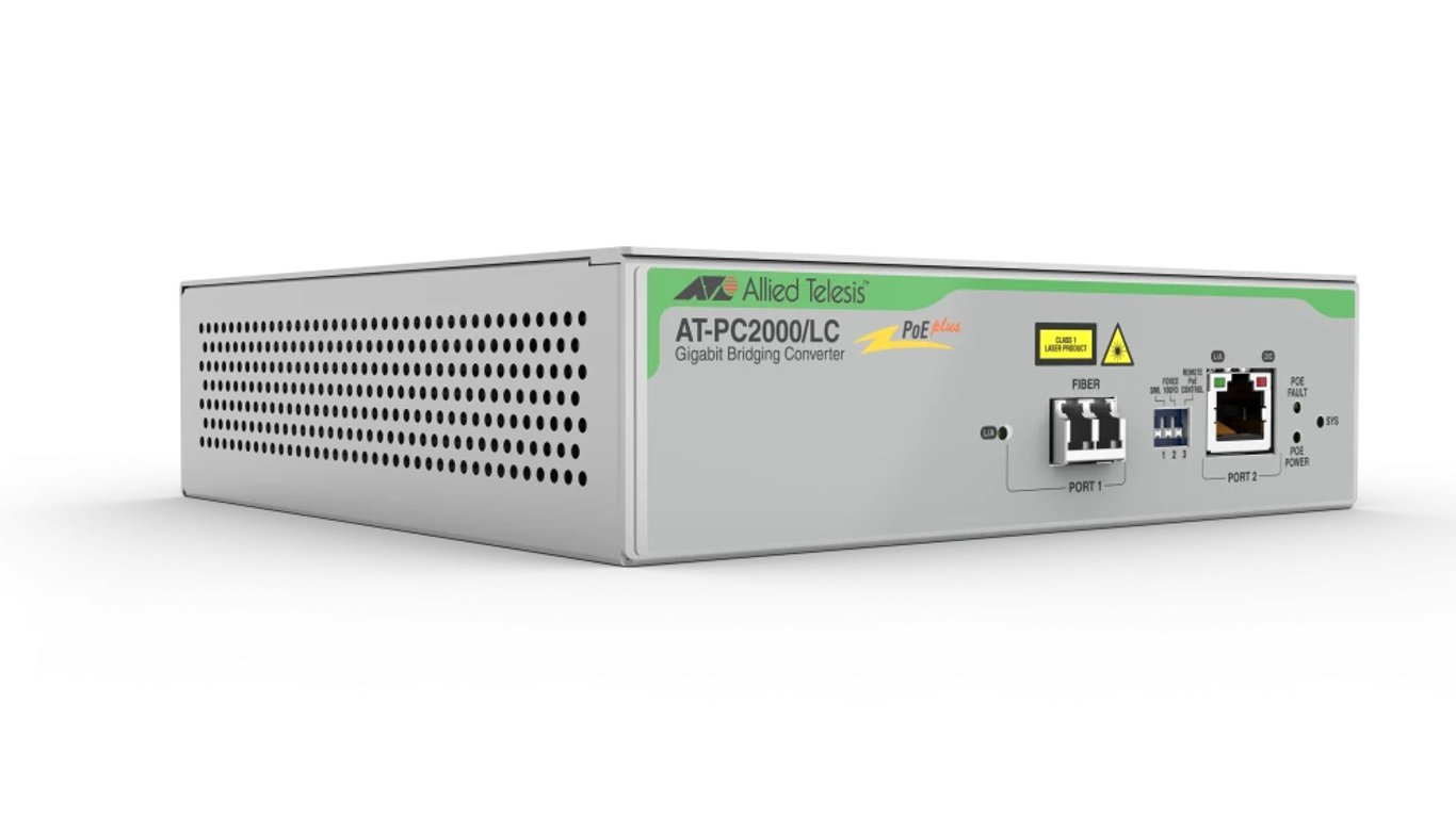 Allied Telesis AT-PC2000/LC-960 konwerter sieciowy 1000 Mbit/s 850 nm Szary AT-PC2000/LC-960