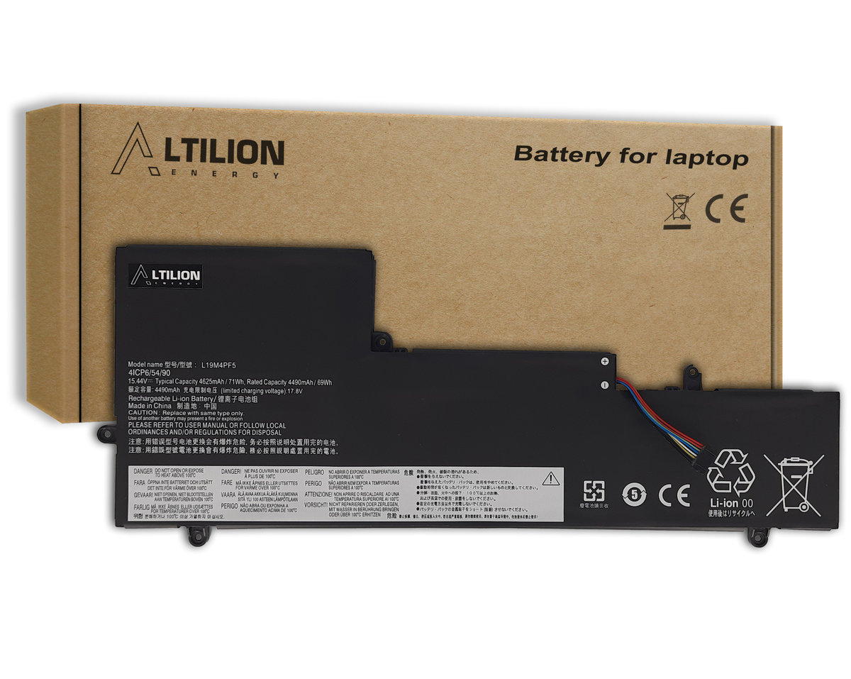 Bateria L19M4PF5 L19C4PF5 do Lenovo Ideapad Yoga Slim 7-15IIL05 / 7-15ITL05