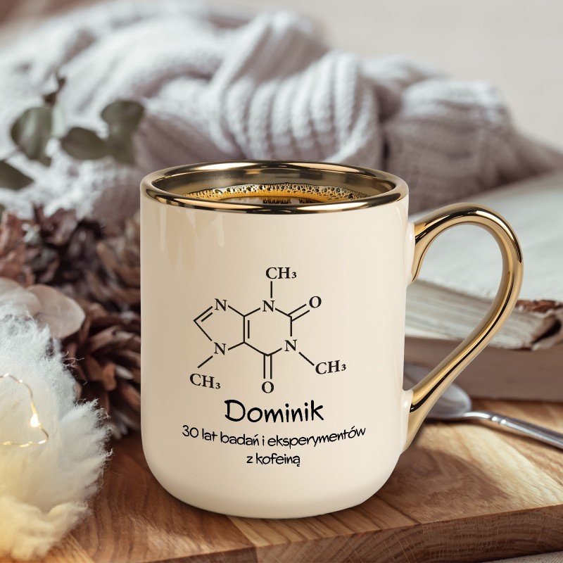 KUBEK ze ZŁOTYM UCHEM dla CHEMIKA