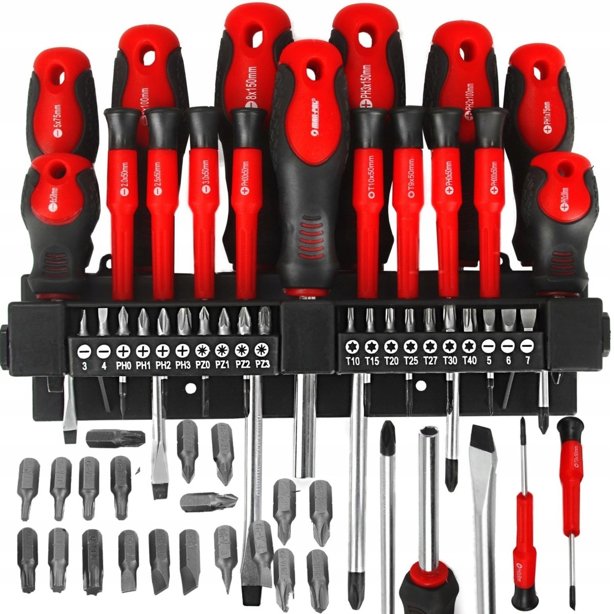 Wkrętaki śrubokręty bity 37 szt. zestaw wkrętaków