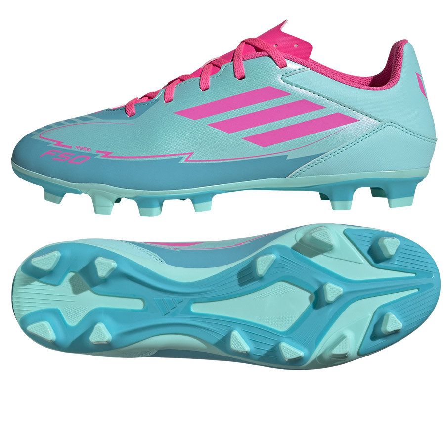 Buty adidas F50 Club FG/MG IH0929 niebieski 43 1/3