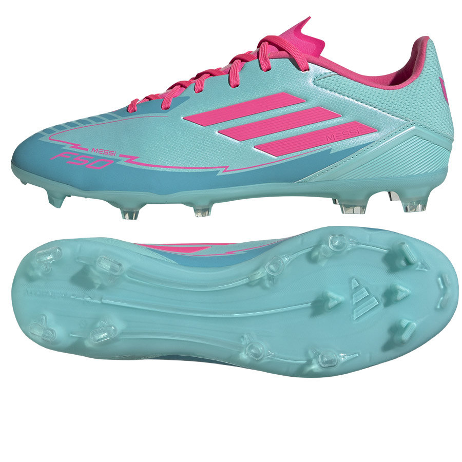 Buty adidas F50 League Messi FG/MG IH0928 niebieski 42