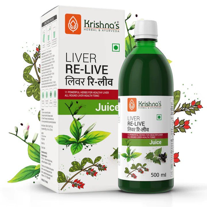 Sok Wspomagający Wątrobę Liver Re-Live Juice Krishna's 500ml
