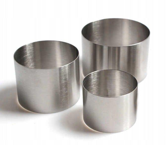 RANT OPASKA DO PIECZENIA STAŁY TORTOWNICA TORT FORMA 12-16 H12cm 3sztuki