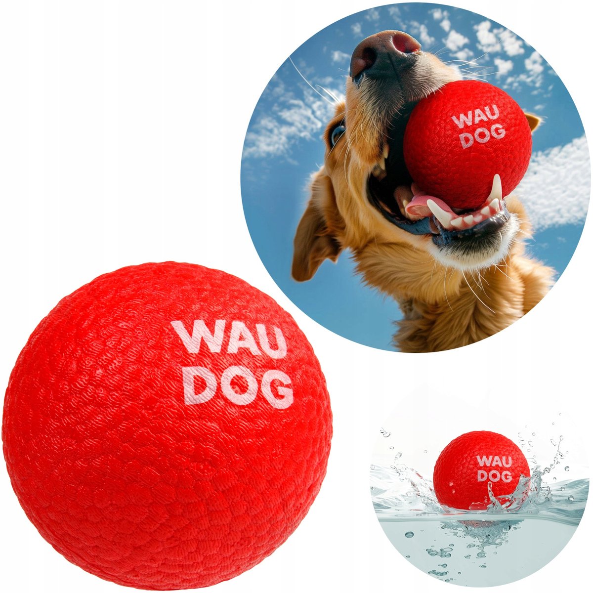 Zabawka dla psa WAUDOG Red Ball