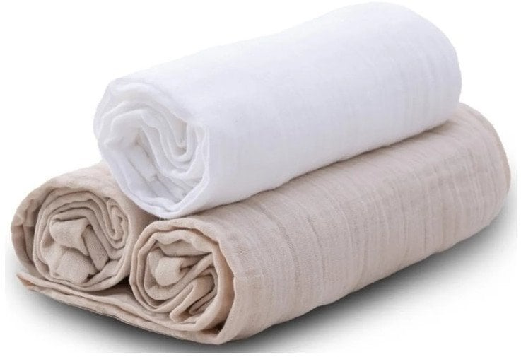 Pielucha MUSLIN 3 pak incl.1x tetra, roz. 70x80