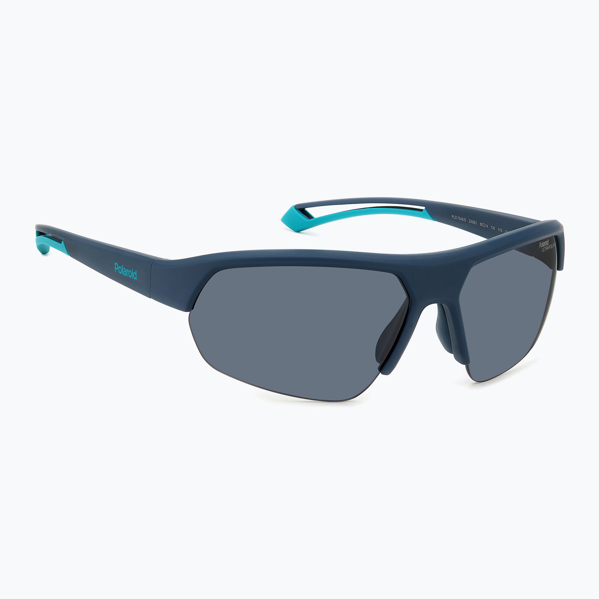 Okulary przeciwsłoneczne Polaroid PLD 7048/S matte blue/grey polarized high contrast WYSYŁKA W 24H 30 DNI NA ZWROT