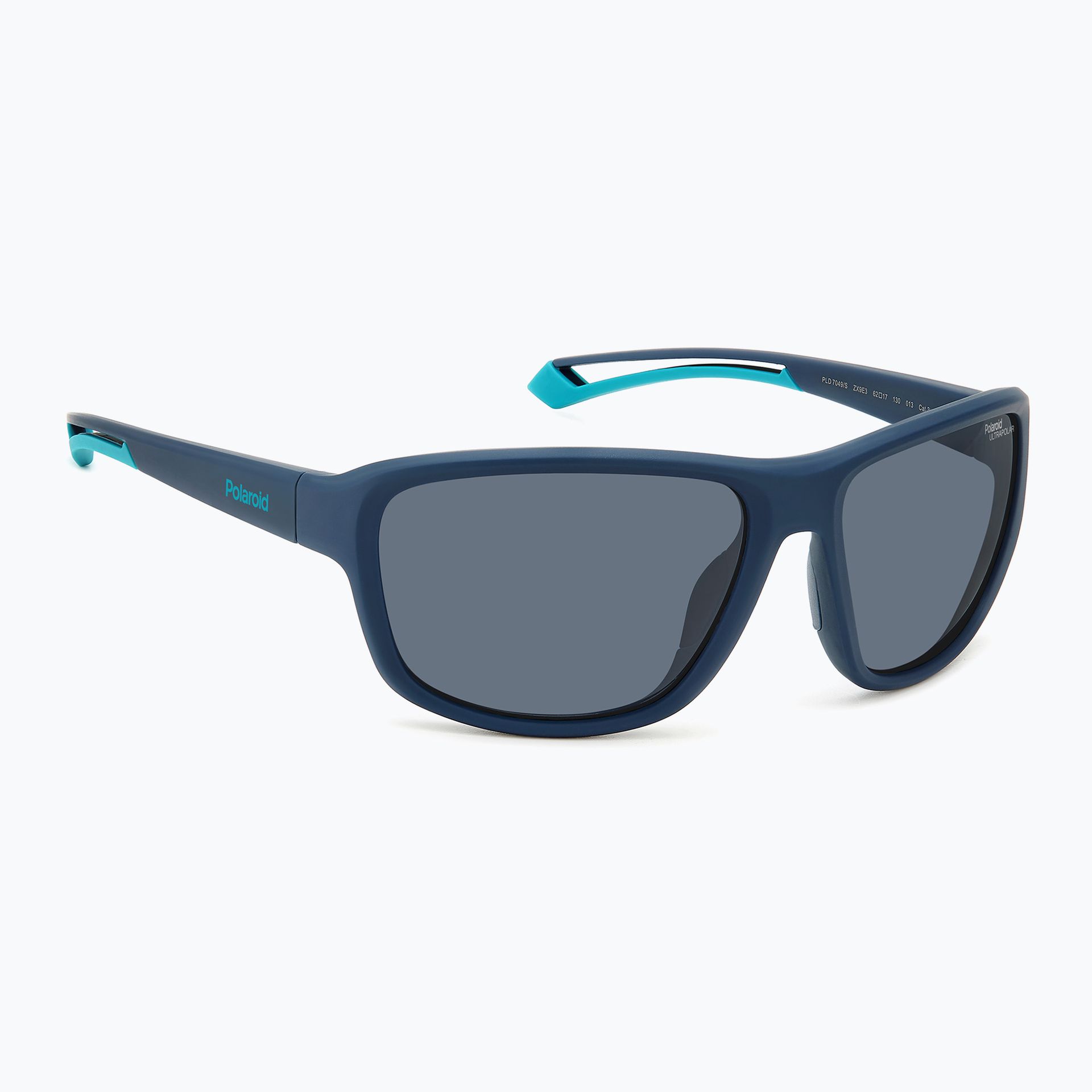 Okulary przeciwsłoneczne Polaroid PLD 7049/S blue azure/grey polarized high contrast WYSYŁKA W 24H 30 DNI NA ZWROT