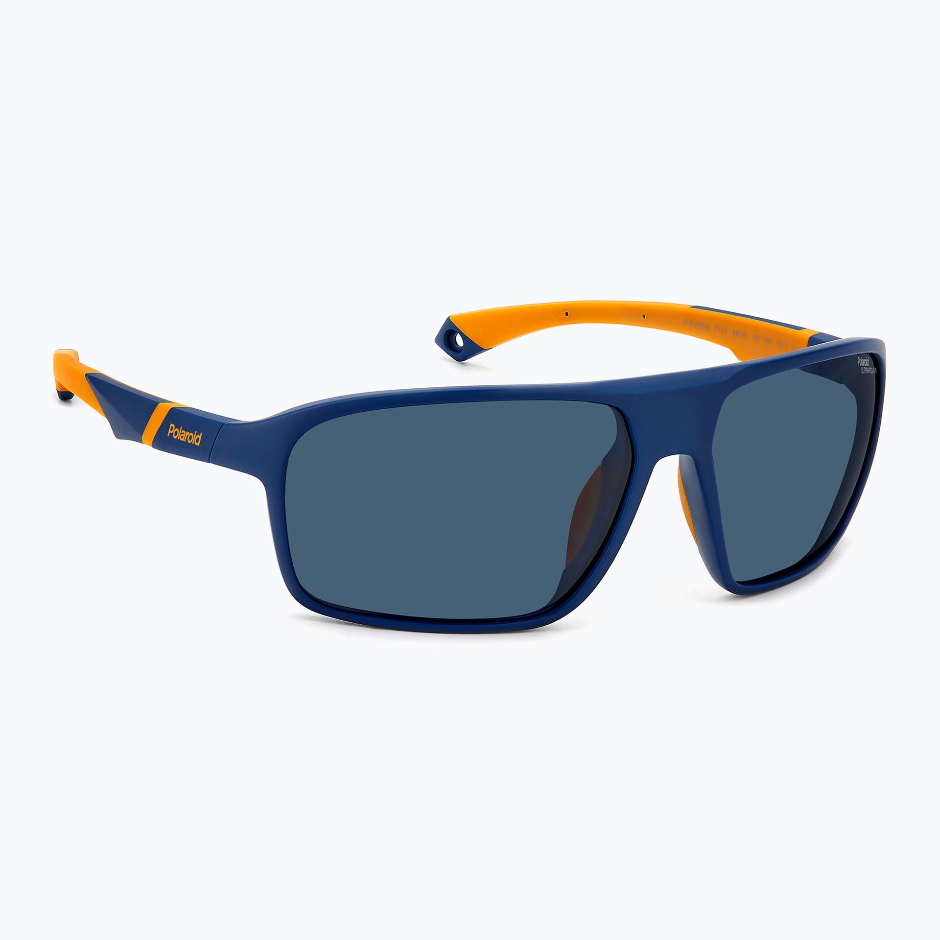 Okulary przeciwsłoneczne męskie Polaroid PLD 7058/S matte blue/blue polarized high contrast WYSYŁKA W 24H 30 DNI NA ZWROT