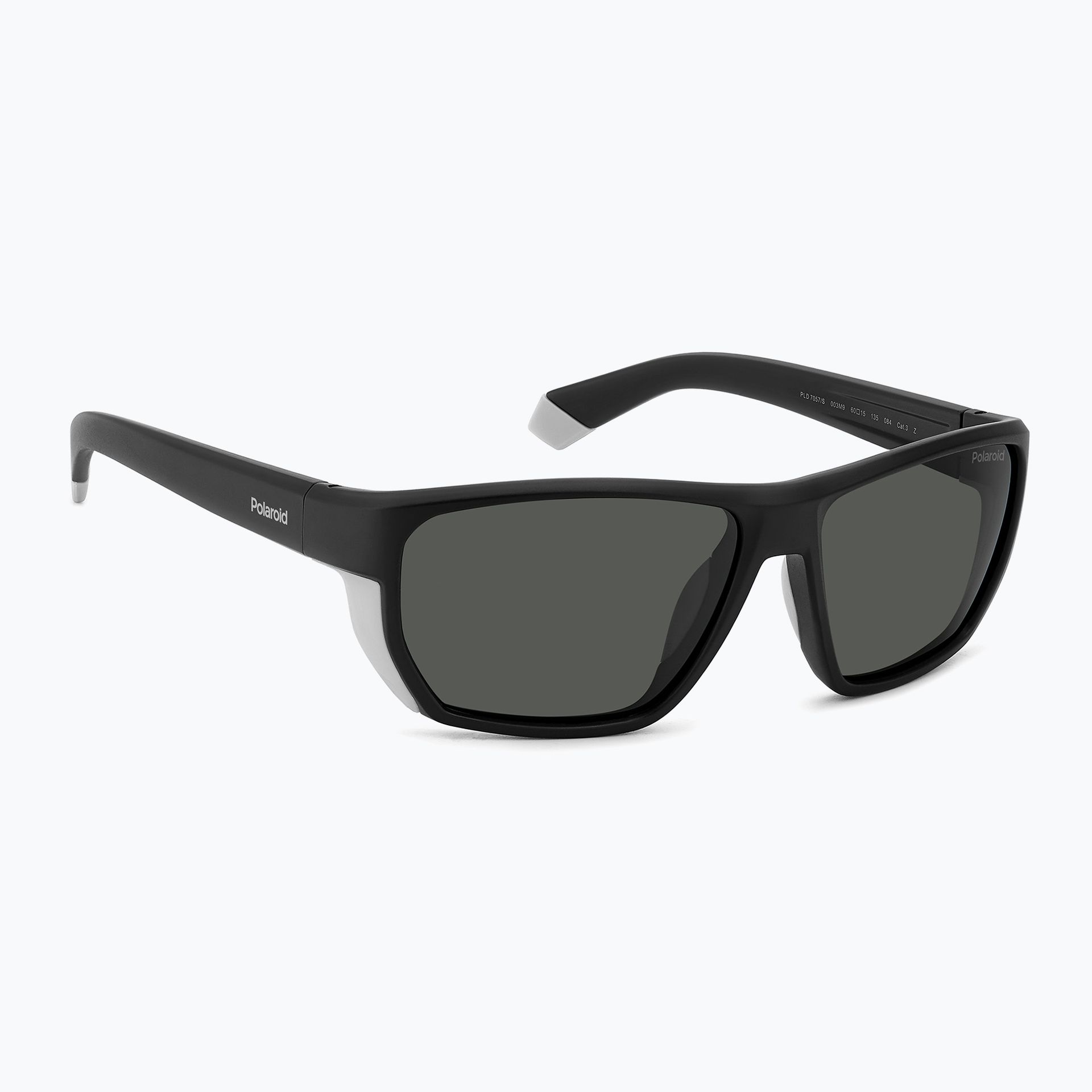 Okulary przeciwsłoneczne męskie Polaroid PLD 7057/S matte black/grey polarized WYSYŁKA W 24H 30 DNI NA ZWROT