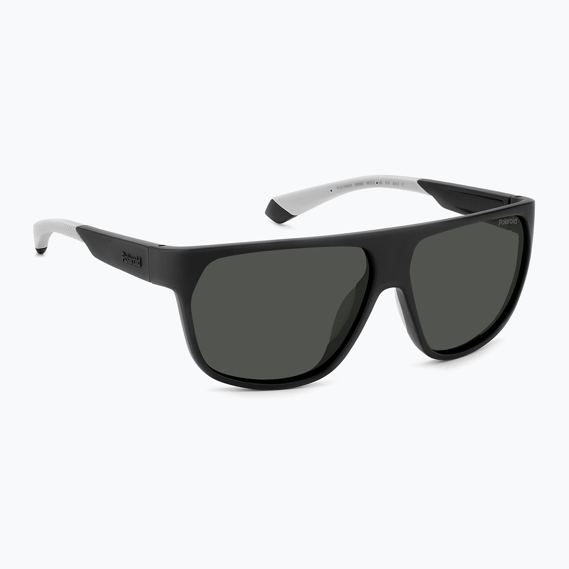 Okulary przeciwsłoneczne męskie Polaroid PLD 7053/S matte black/grey polarized WYSYŁKA W 24H 30 DNI NA ZWROT