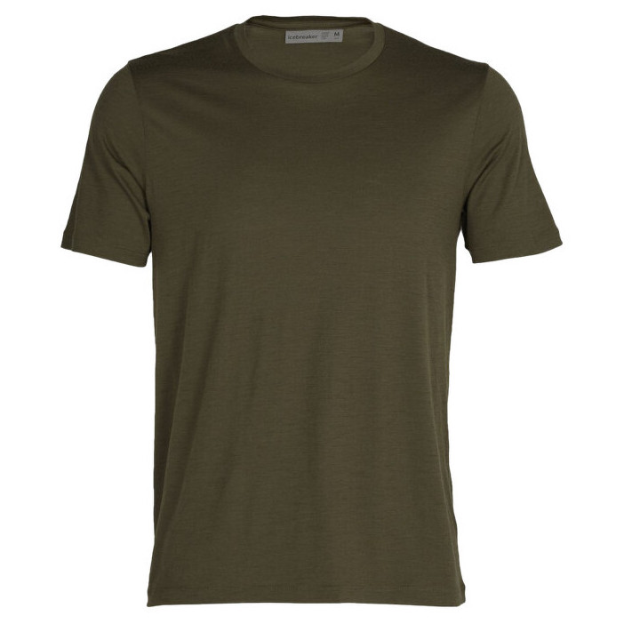 Męska koszulka Icebreaker Men Merino Core SS Tee Rozmiar: M / Kolor: zielony