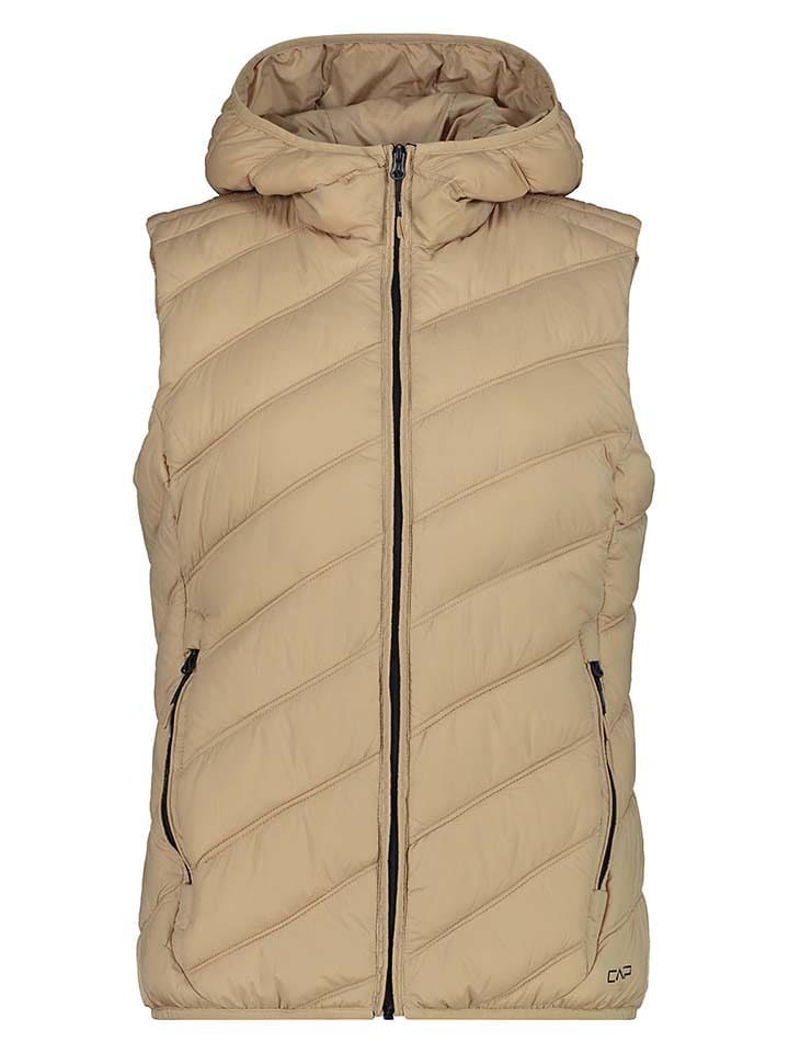 CMP Kamizelka pikowana w kolorze beżowym