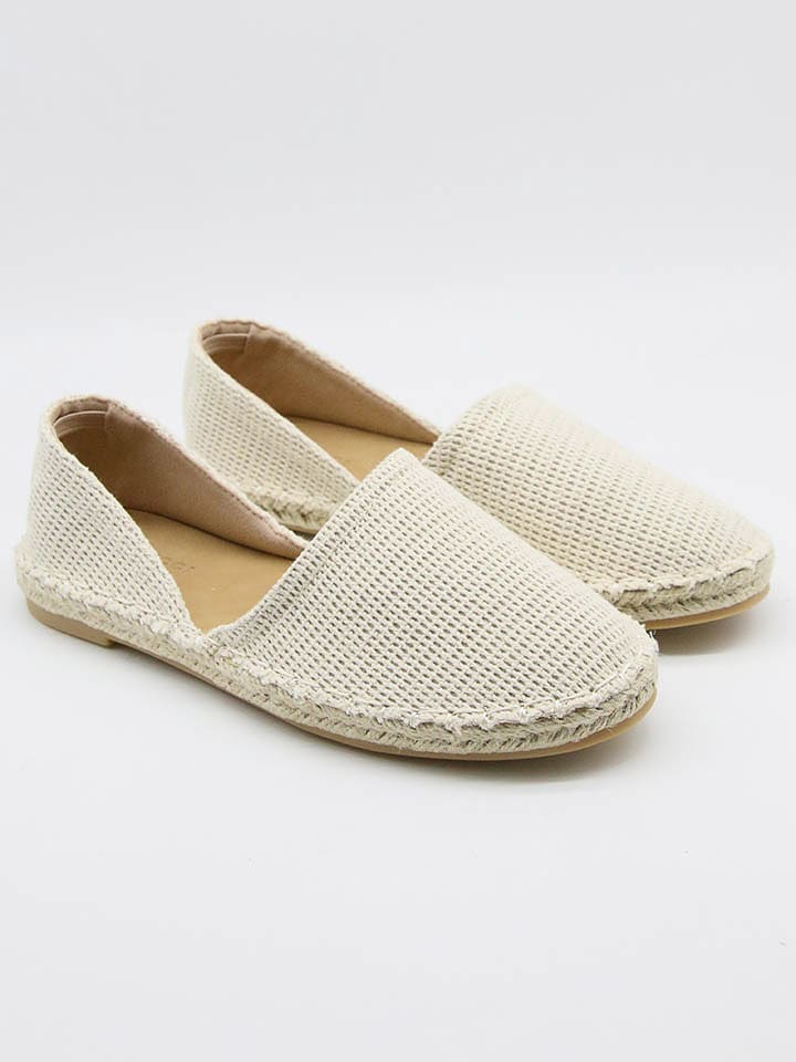 Bellucci Espadryle w kolorze kremowym