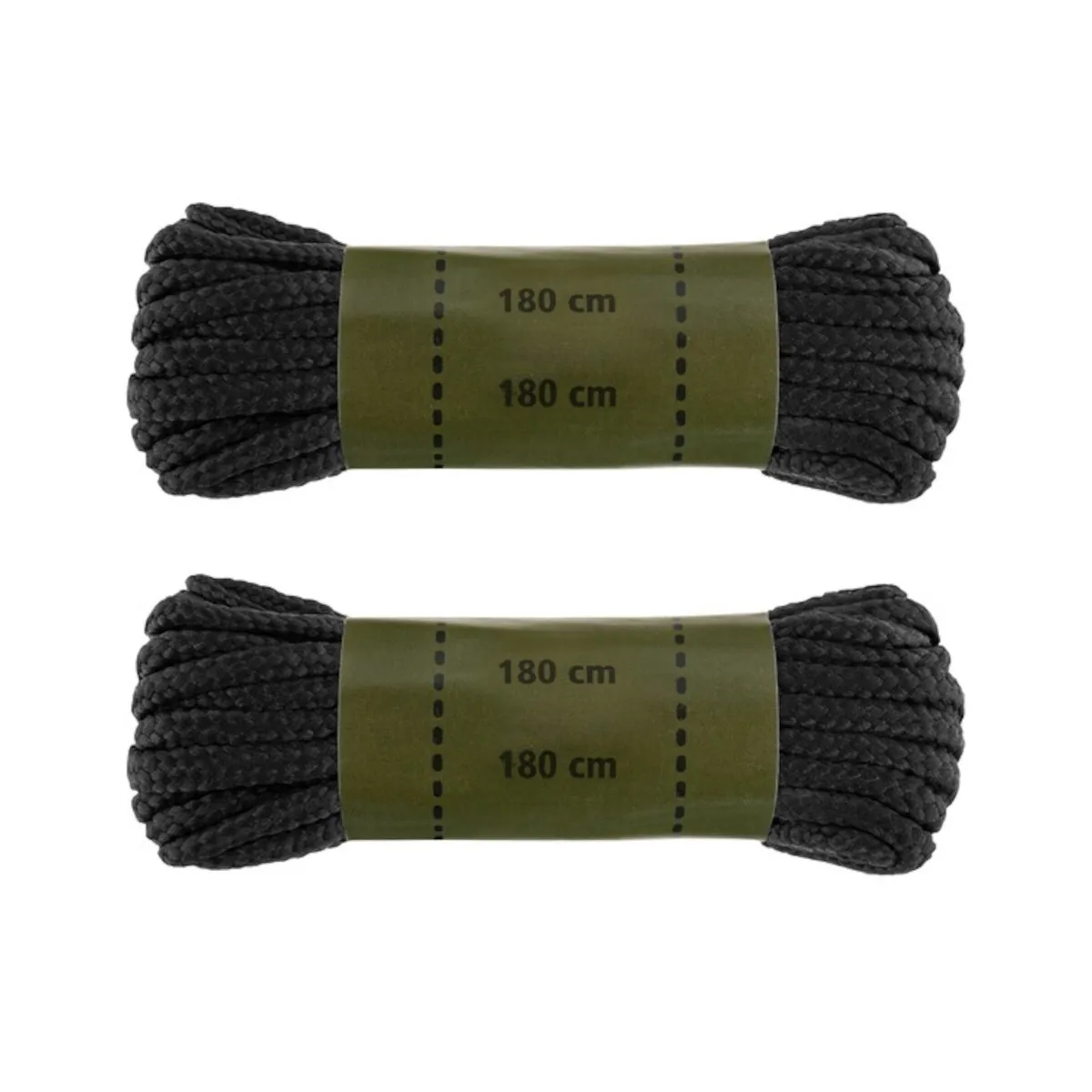 Sznurówki Mil-Tec 180 cm z poliestru Black
