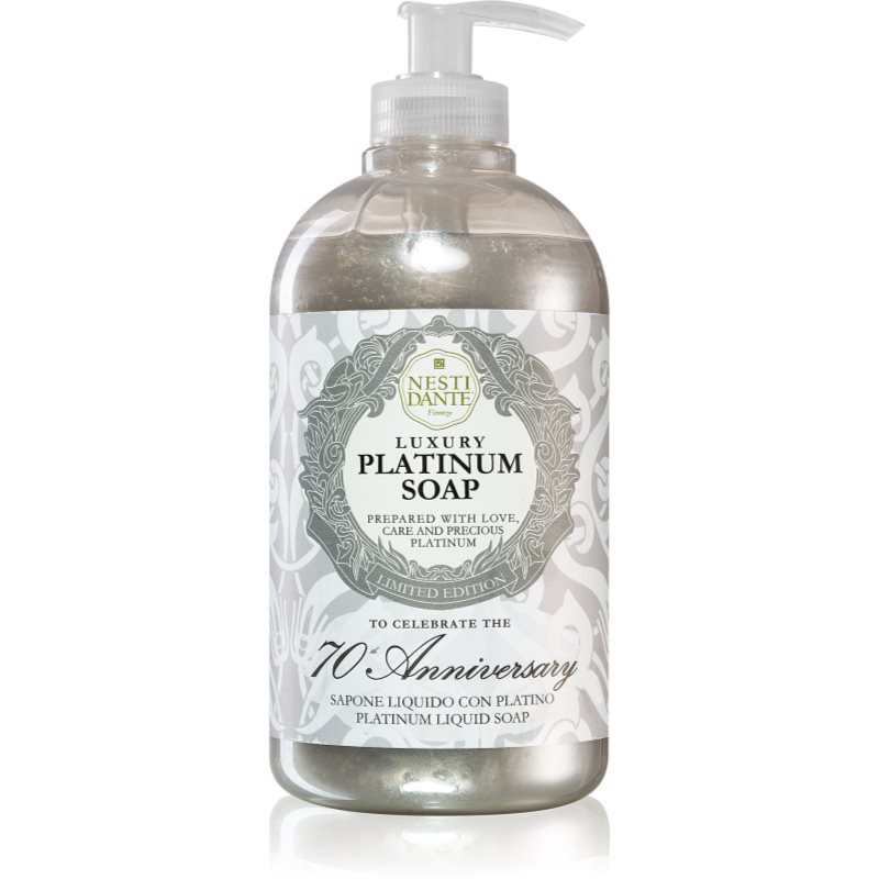 NESTI DANTE Liquid Soap 70th Anniversary Platinum, 500 ml