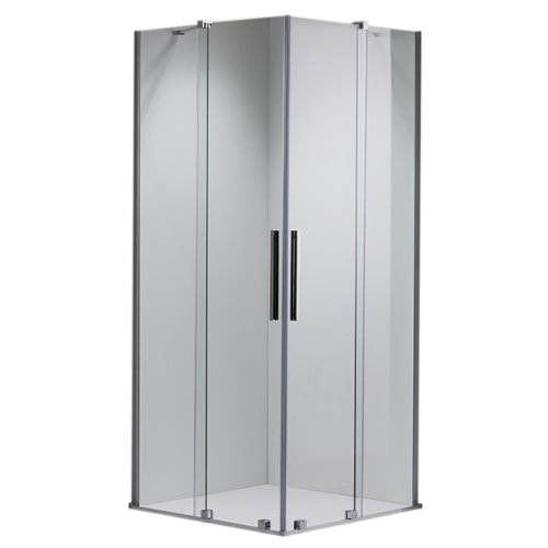 Hydrosan Kabina prysznicowa drzwi rozsuwane od rogu szkło 8 mm 110x110 cm ASTRA-CH-A-110X2+D