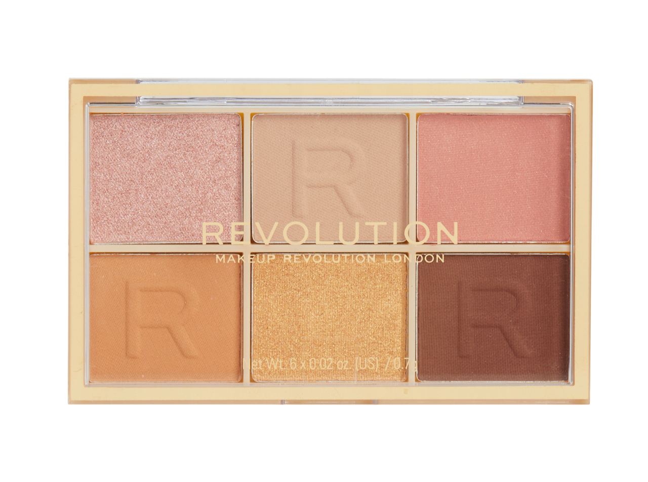 Makeup Revolution Mini Colour Reloaded Palette Paleta cieni do powiek, Nude About You
