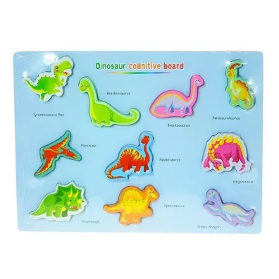 Układanka puzzle drewniane dinozaury Adar