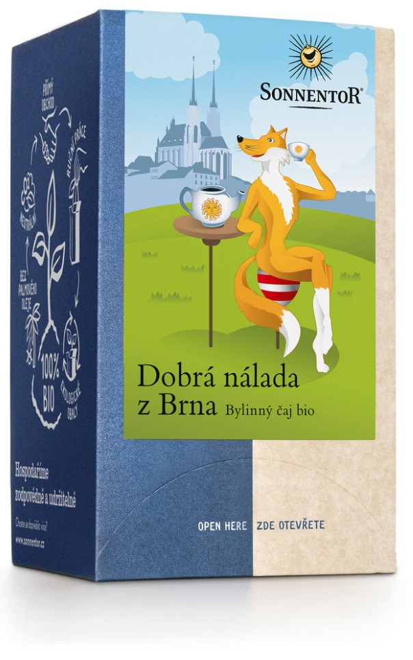 Sonnentor - Dobry nastrój z Brna, herbata w torebkach, ekologiczna, 18 szt.