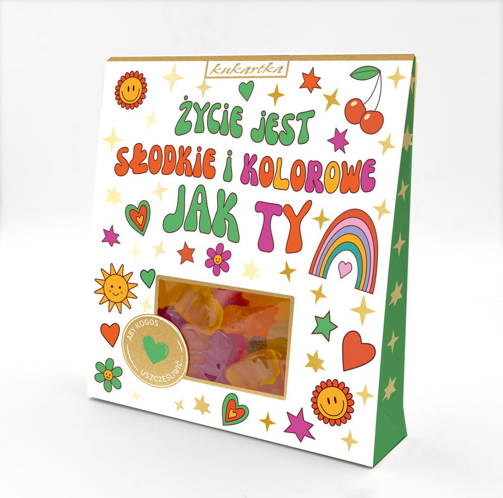 Owocowe żelki ZEL-018 Życie jest słodkie i kolorowe jak Ty
