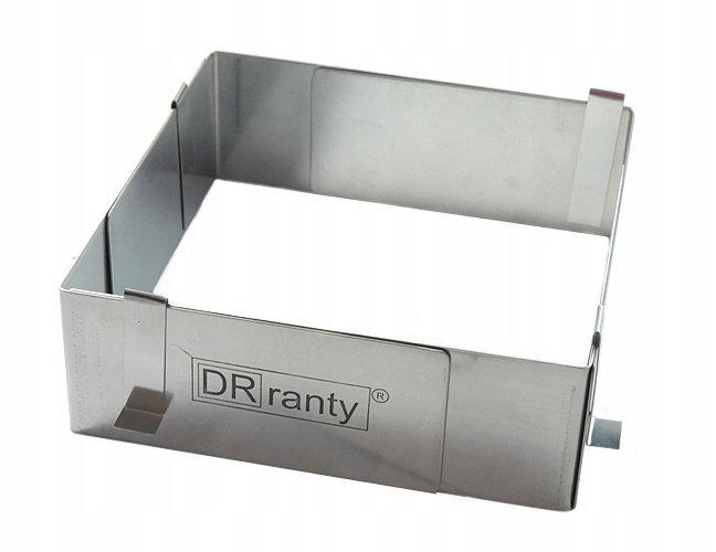 RANT FORMA REGULOWANA TORT DOROSIOWE RANTY KWADRAT PROSTOKĄT 13-28 H6cm