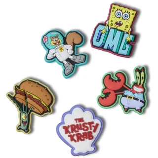 Zestaw 5 przypinek Jibbitz™ Spongebob 5-Pack 10010012 (CR366-a) Crocs