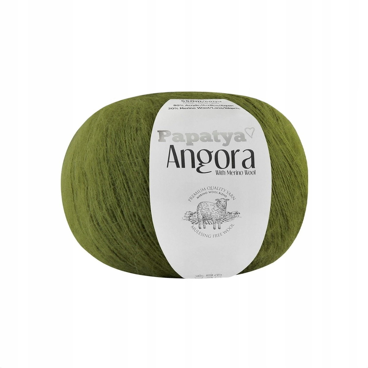 Włóczka Papatya Angora - 100 G - 6950