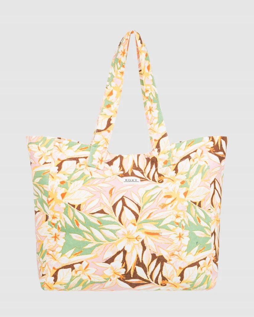 Roxy Anti Bad Vibes Printed torba plażowa zakupowa piknikowa na ramię