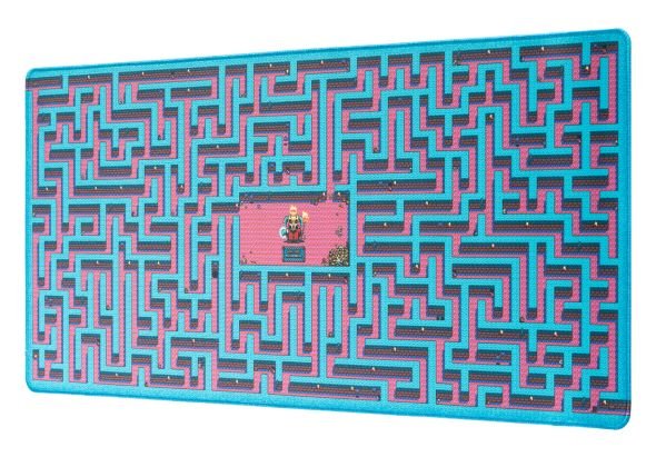 Podkładka pod myszkę gamingowa Gameration Maze Labirynt podkładki na biurko 80x35 cm