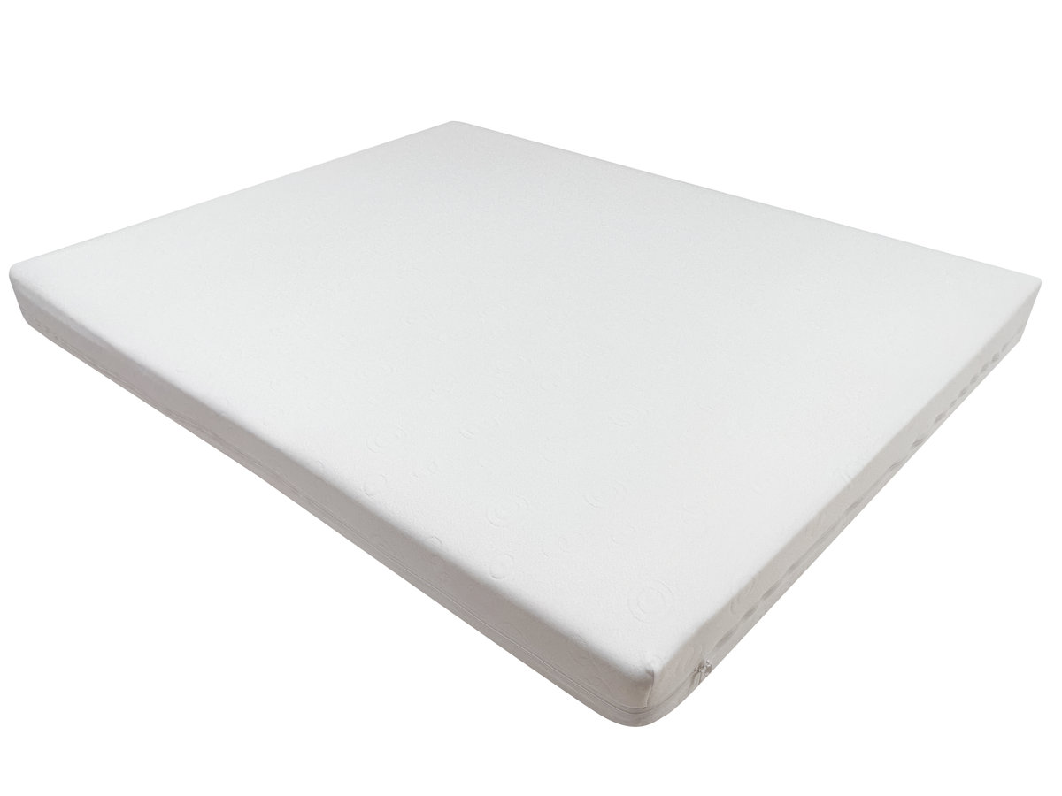 BIAŁY POKROWIEC NA MATERAC ZAPINANY NA ZAMEK BIAŁY POKROWIEC NA MATERAC ZAPINANY NA ZAMEK 200x220x25
