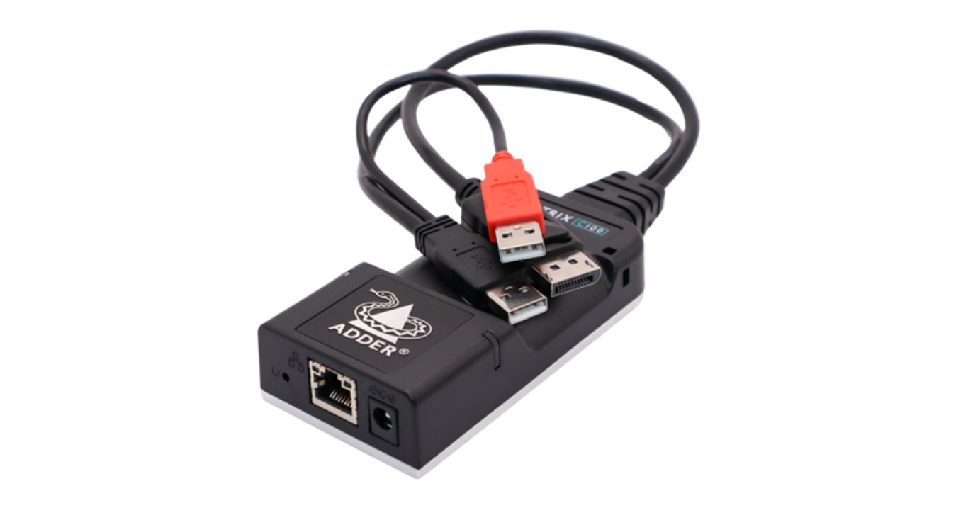 ADDER AVM-C110-CAM-DP przełącznik KVM Czarny AVM-C110-CAM-DP