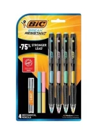 Ołówek mechaniczny + wkłady + gumka 4szt BIC