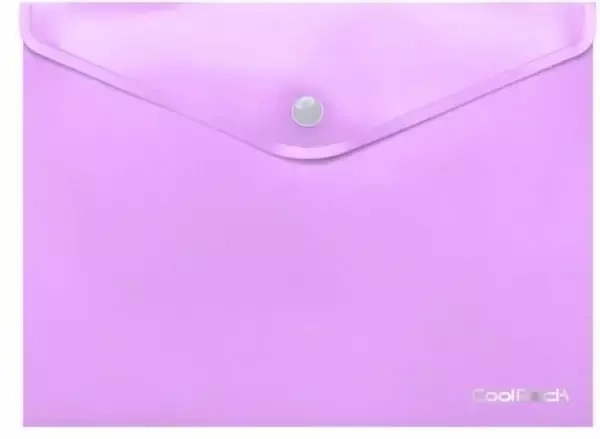 Koperta na dokumenty A4 na zatrzask Coolpack pastel fioletowa