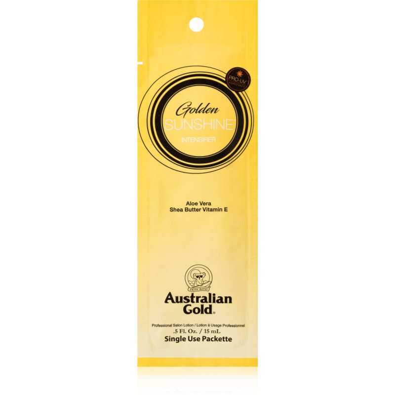 Australian Gold, Golden Sunshine Intensifier, balsam do opalania, 15 ml