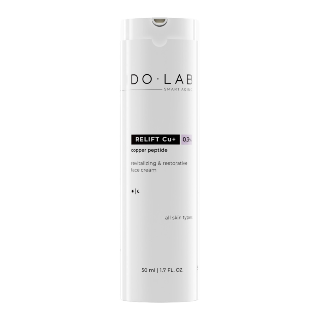 IDO LAB Relift Cu+ Copper Peptide Revitalizing & Restorative Face Cream krem rewitalizująco-odnawiający z peptydem miedziowym 50 ml