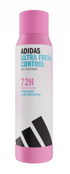 ADIDAS Ultra Fresh Control 72H Antyperspirant w Sprayu dla Kobiet 250ml