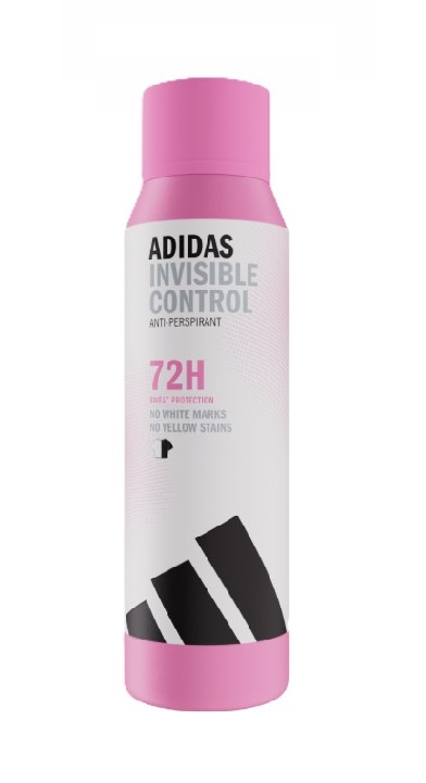 ADIDAS Invisible Control 72H Antyperspirant w Sprayu dla Kobiet 150ml