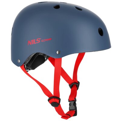 Kask NILS EXTREME MTW001-1 Szaro-czerwony ( M)