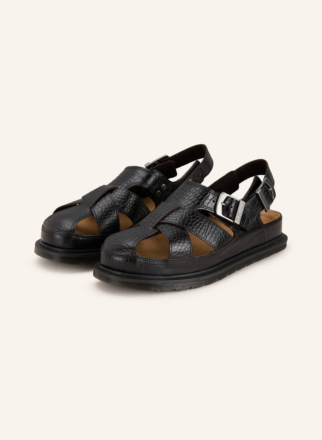 Dr. Martens Sandały Archive Fishermann schwarz