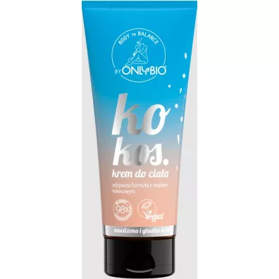 OnlyBio Krem do ciała kokos 200 ml