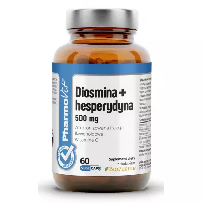 Pharmovit Diosmina + hesperydyna (500 mg) suplement diety 60 kaps.