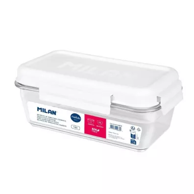Pojemnik na lunch z tritanu 1,2L biały MILAN