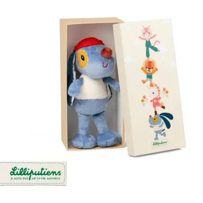 Przytulanka w ozdobnym pudełku Piesek Jules 3 m+