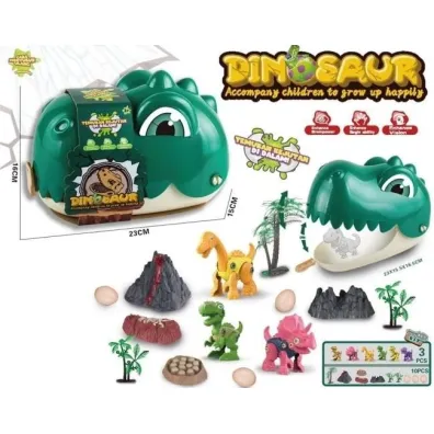 Głowa dinozaura z akcesoriami