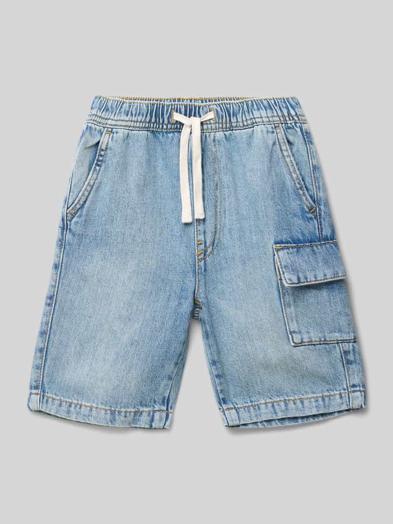 Szorty jeansowe o kroju regular fit z czystej bawełny