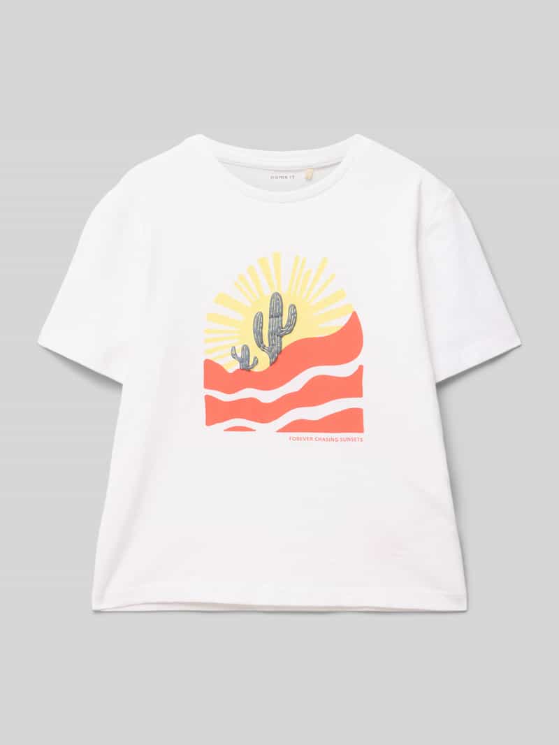 T-shirt z nadrukowanym motywem model ‘HALDUR’