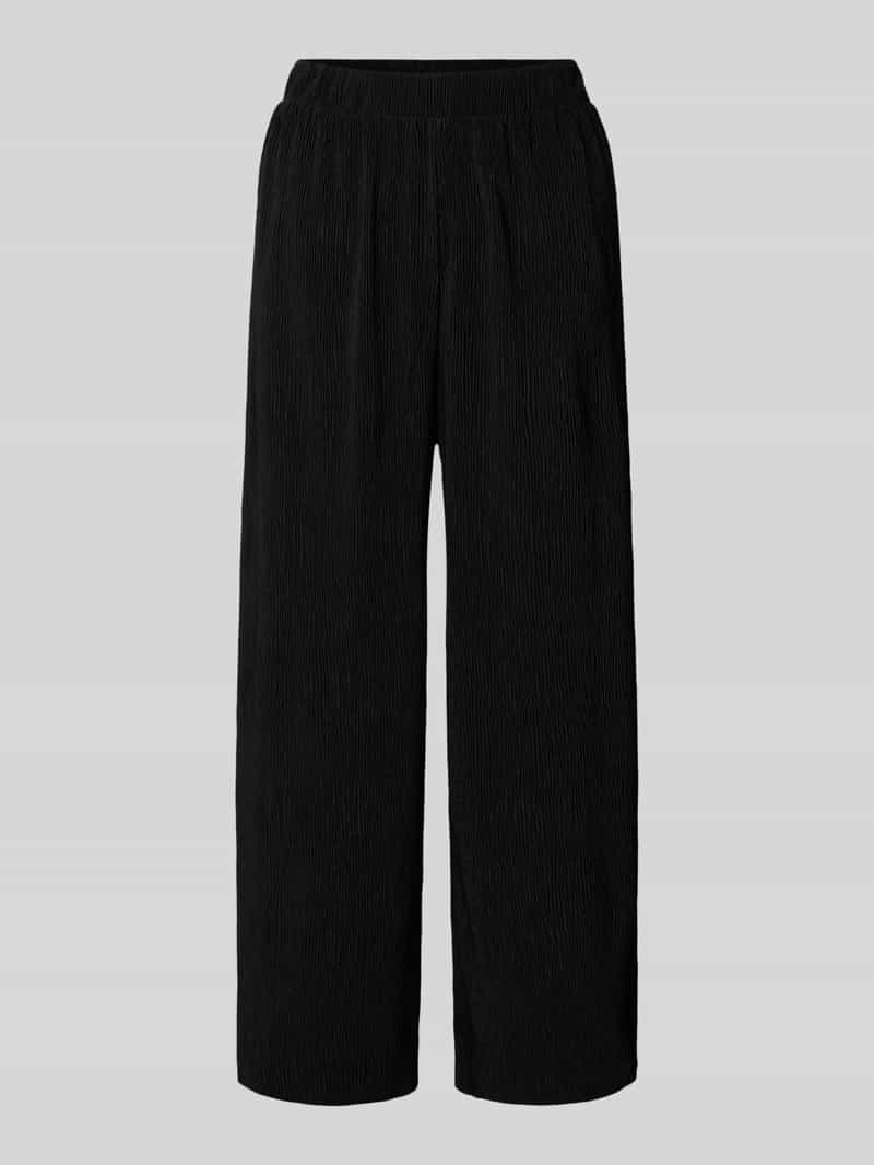 Kuloty o kroju regular fit z efektem marszczenia model ‘FLORA’