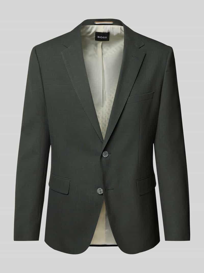 Marynarka na dwa guziki o kroju slim fit z kołnierzem z połami model ‘Jasper’